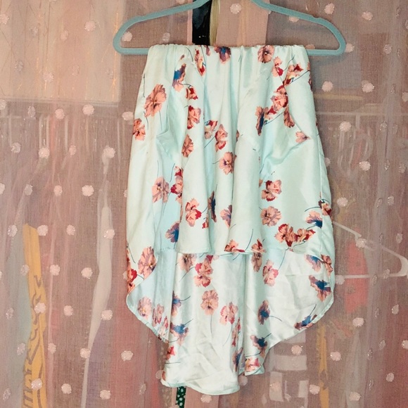 Floral high low skirt w/ pockets size M - Picture 1 of 2